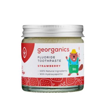 Georganics lasten hammastahna fluorilla (purkki)