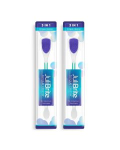 JuliBrite Kielenpuhdistin 2 kpl – Violetti
