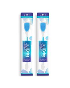 JuliBrite Kielenpuhdistin 2-pack (sininen)