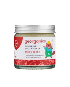 Georganics lasten hammastahna fluorilla (purkki)